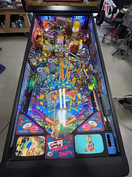 Simpsons Pinball Party Machine By Stern Pinball Machine Center 0606