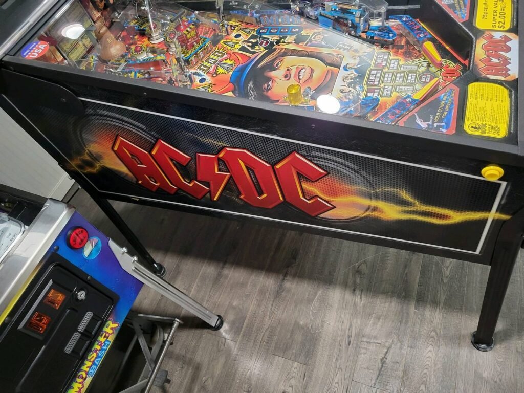 AC/DC Premium Pinball Machine by Stern - Pinball Machine Center
