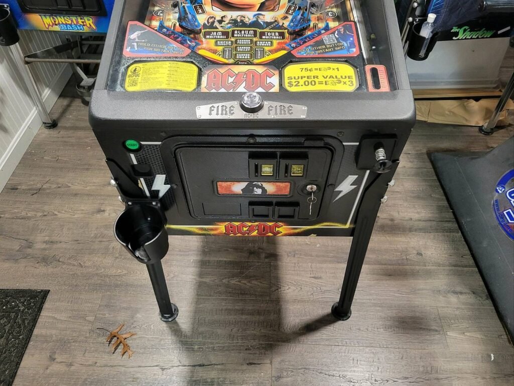AC/DC Premium Pinball Machine by Stern - Pinball Machine Center