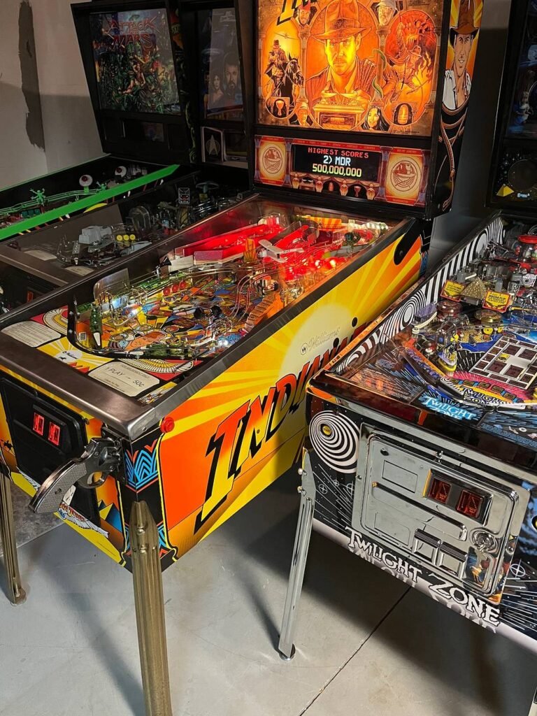 Indiana Jones Pinball Machine (1993) by Williams Pinball Machine Center