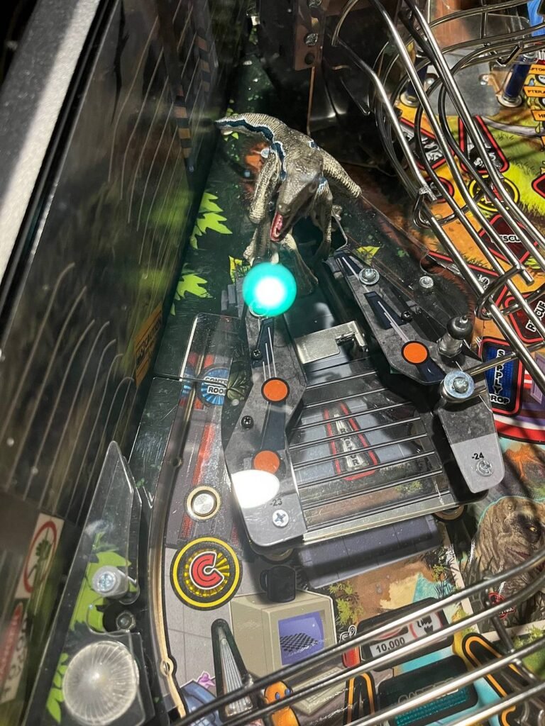 Jurassic Park Pro Pinball Machine by Stern Pinball Machine Center