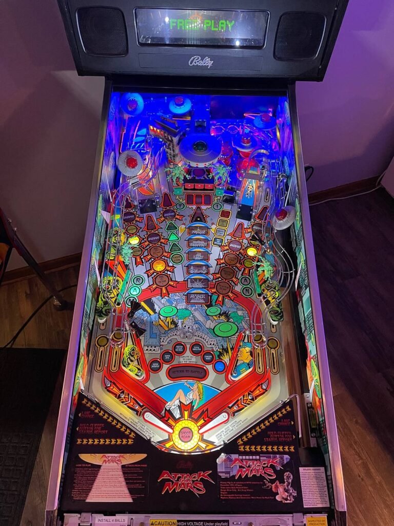 Attack From Mars Pinball Machine by Bally Pinball Machine Center