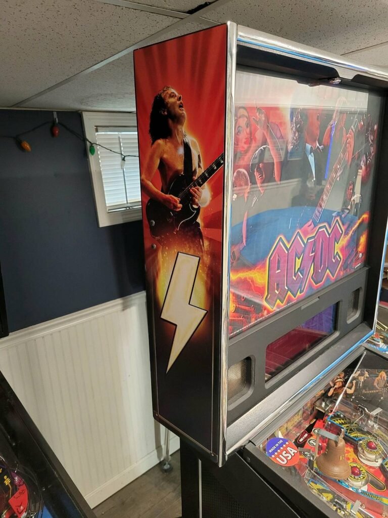 AC/DC Premium Pinball Machine by Stern - Pinball Machine Center