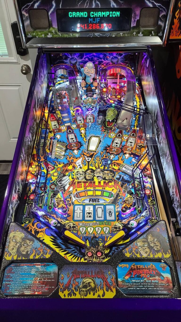 metallica pinball machine