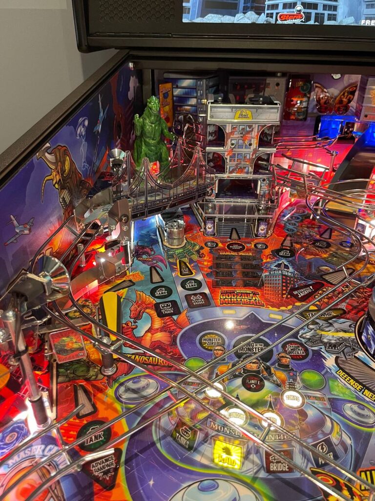 Godzilla Premium Pinball Machine by Stern Pinball Machine Center