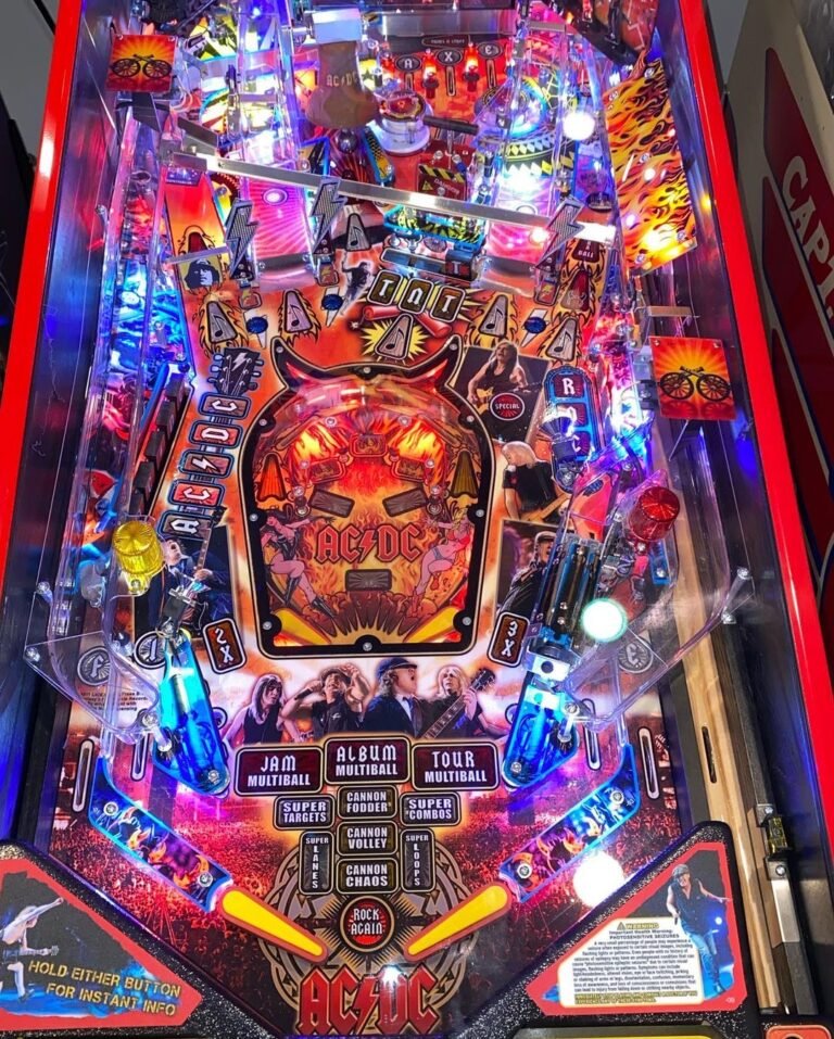 AC/DC Luci Premium Pinball Machine by Stern - Pinball Machine Center
