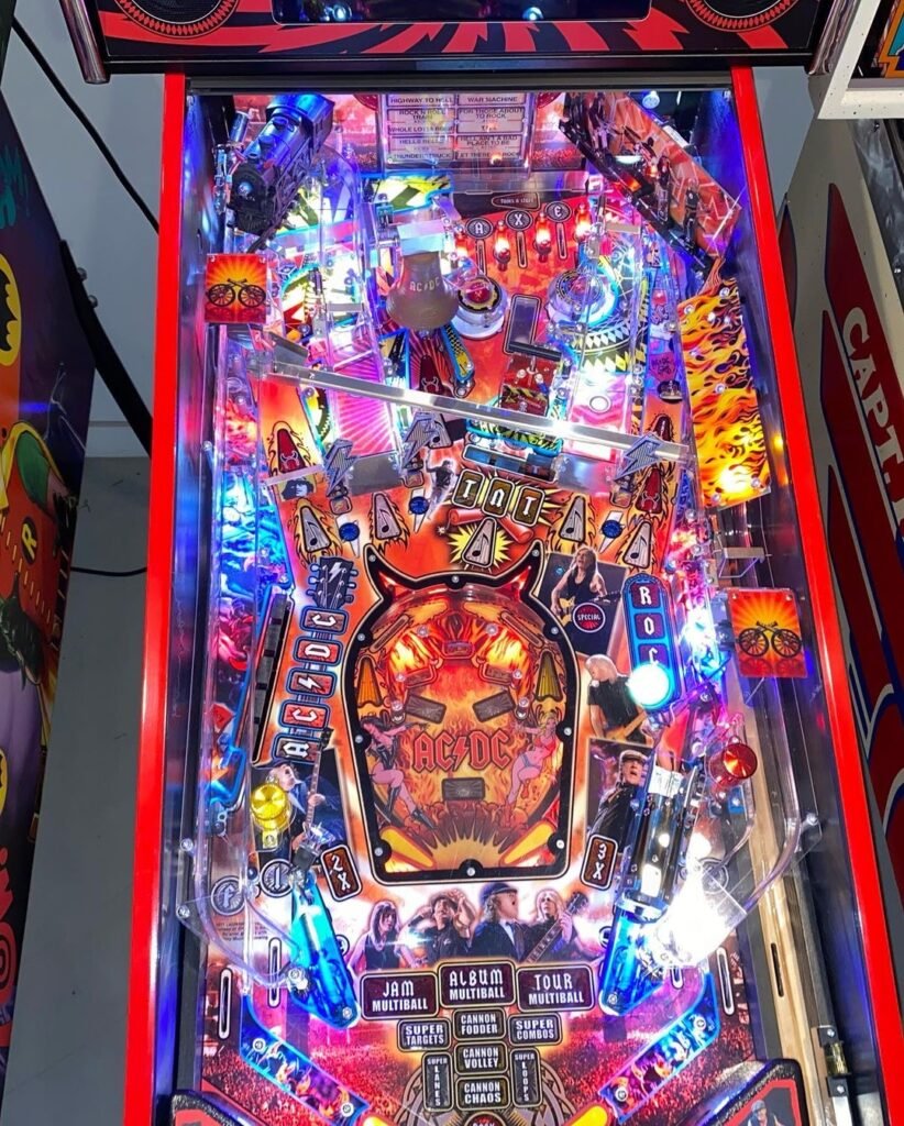 AC/DC Luci Premium Pinball Machine by Stern - Pinball Machine Center